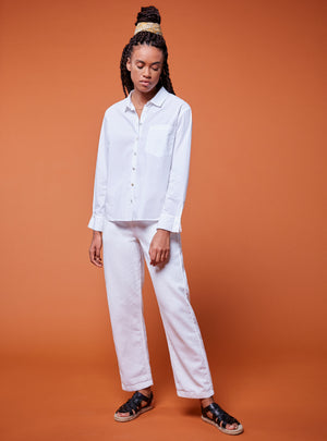 Cotton poplin shirt