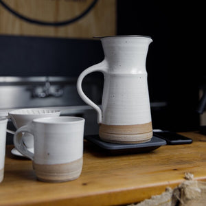 Hanselmann Pottery Pitcher and Coffee Set