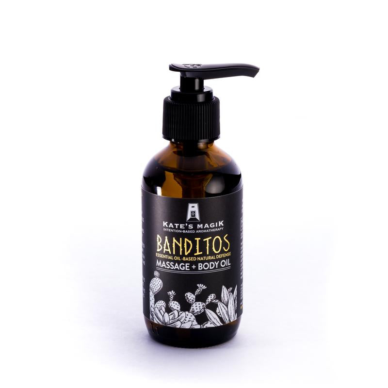 Kate's Magik Banditos Essential Oil Based Natural Defense Massage + Body Oil
