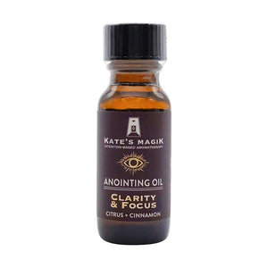 Kate's Magik Anointing Oil Clarity & Focus Citrus + Cinnamon