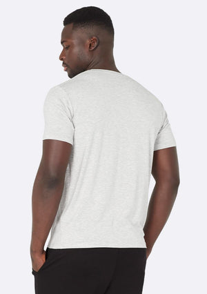 Boody Men's Crew Neck T-Shirt Light Marle Back